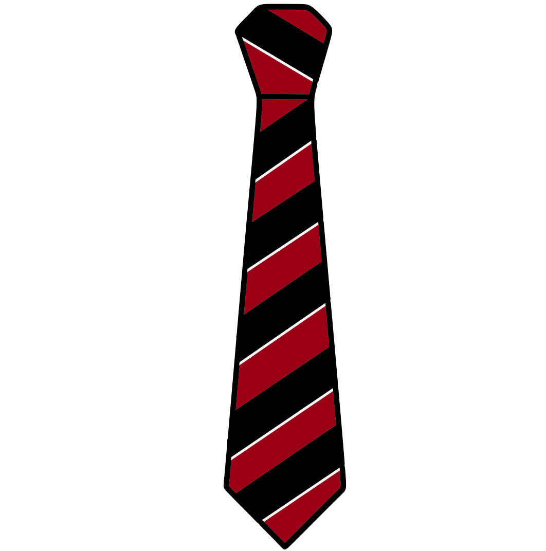 ALL HALLOWS STRIPED TIE